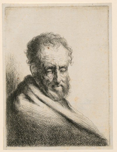 Anciano con barba de Gerbrand van den Eeckhout