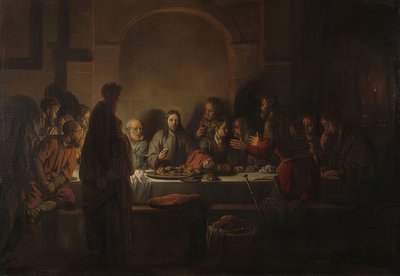 La última cena. 1664 de Gerbrand van den Eeckhout