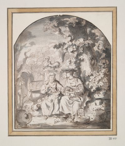Vertumnus y Pomona de Gerbrand van den Eeckhout