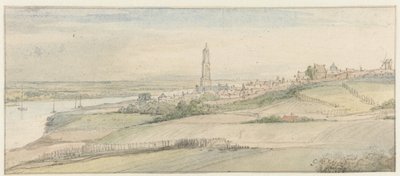 Vista de Rhenen y el Rin desde el este de Gerbrand van den Eeckhout