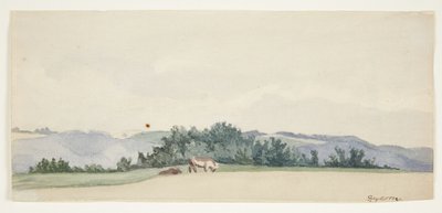 Paisaje ondulado con vacas de Gerda Henning