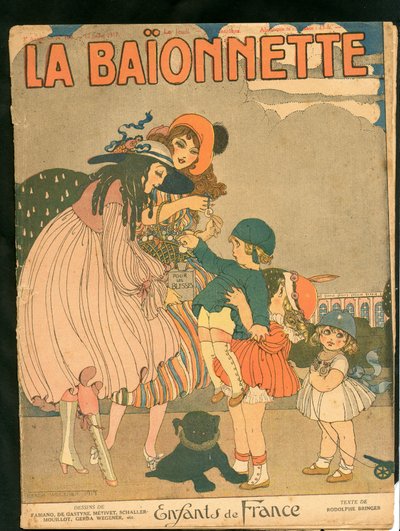 Portada de La Baionnette, Satirical en Colours de Gerda Marie Frederike Wegener