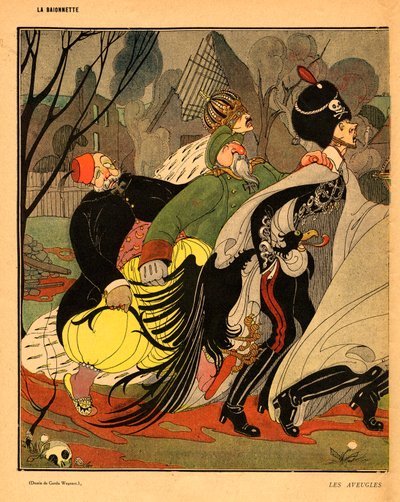 La Bayoneta, Satírico en Colores de Gerda Marie Frederike Wegener