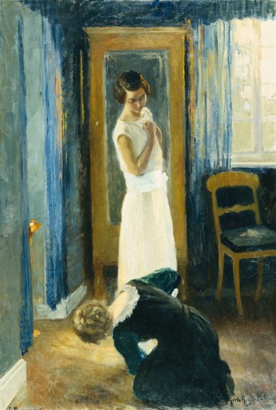 Sol de tarde y reflejos del sol de Gerda Roosval Kallstenius