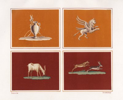 Figuras decorativas de la Casa de los Epigramas, Regio V, Ínsula 1 de Geremia Discanno