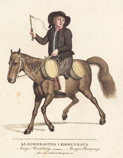 Chico Campesino de Amager de Gerhard Ludvig Lahde