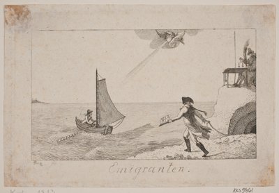 El emigrante de Gerhard Ludvig Lahde