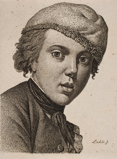 Jens Juel, Después del autorretrato de Juel de 1767 de Gerhard Ludvig Lahde