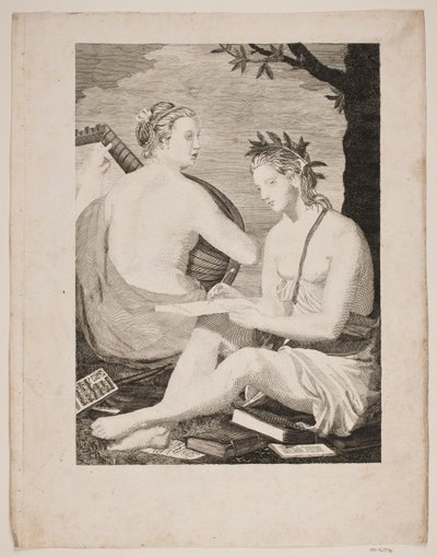 Terpsícore y Calíope de Gerhard Ludvig Lahde