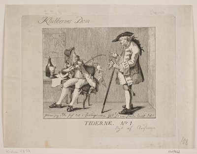 Tiderne no. 1, El Juicio de los Clubes de Gerhard Ludvig Lahde