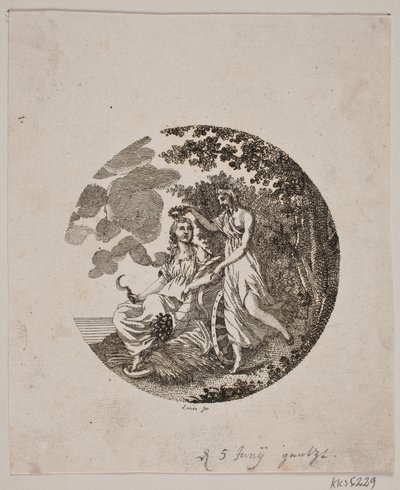 Titelvignet til Danmarks og Holsteens Flora de Gerhard Ludvig Lahde