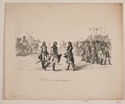 La entrevista de los dos emperadores de Gerhard Ludvig Lahde
