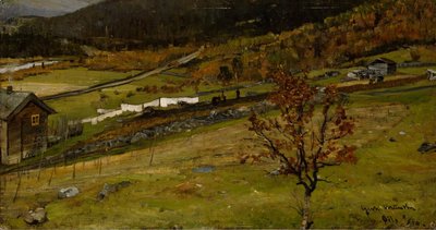 Paisaje otoñal, Øylo de Gerhard Munthe