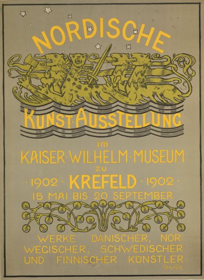 Nordische Kunstausstellung im Kaiser Wilhelm Museum 1902 de Gerhard Munthe