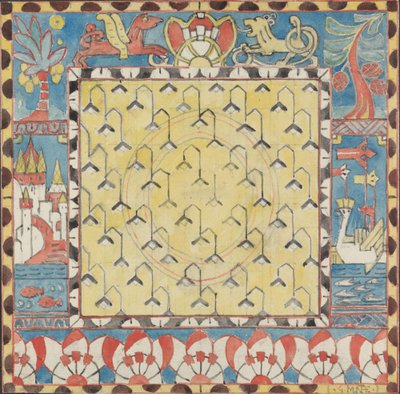 Østerlandsk Teppichmuster de Gerhard Munthe
