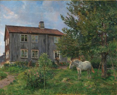 En la granja de Gerhard Peter Frantz Vilhelm Munthe