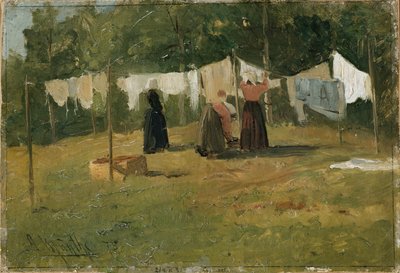 Secado de ropa de Gerhard Peter Frantz Vilhelm Munthe