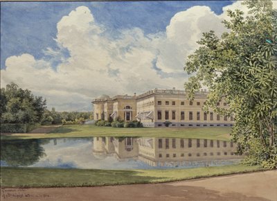 El Palacio de Alejandro en Tsarskoye Selo, 1831 de Gerhard Wilhelm Reutern von