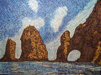 Arco de Cabo, 2018 (óleo sobre lienzo) de Gerhardt Isringhaus