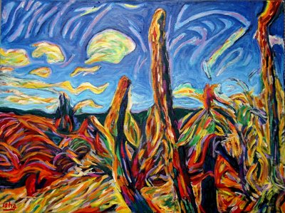 Cape Winds, 2022 (óleo sobre lienzo) de Gerhardt Isringhaus