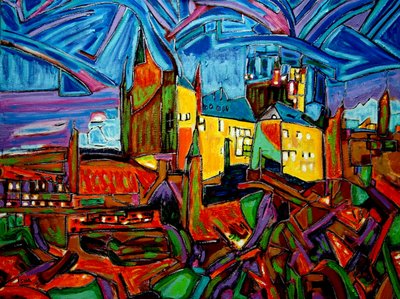Castillo Magico, 2022 (oil on canvas) de Gerhardt Isringhaus