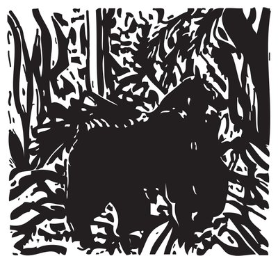 Gorila en la selva de Gerhardt Isringhaus