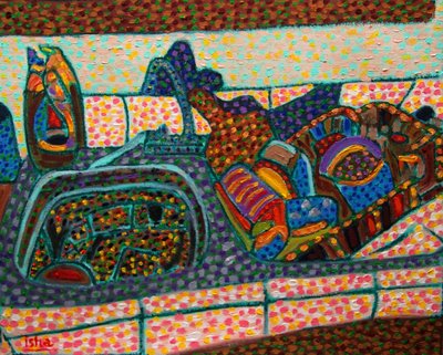Kitchen Sink, 2021 (óleo sobre lienzo) de Gerhardt Isringhaus