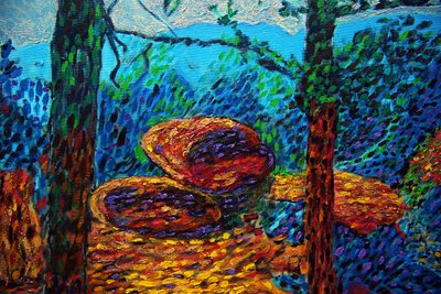 Sierra Madre Sunrise,2023,óleo sobre lienzo de Gerhardt Isringhaus