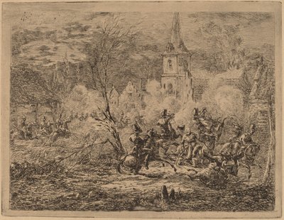 Captura de un Pueblo de Gerhardus Emaus de Micault
