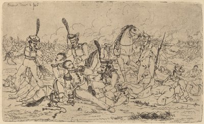 Muerte de un general ruso de Gerhardus Emaus de Micault