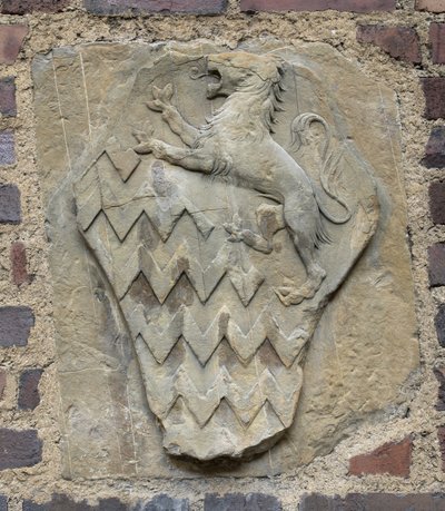 Escudo de armas de la familia Rucellai, c. 1450-80 de Geri da workshop of Settignano