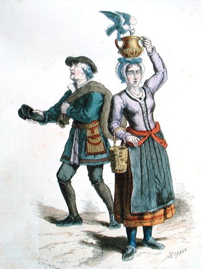 Vendedor de leche y vendedor de zapatos de Gerlier (after)