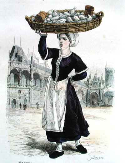 Vendedor de vegetales en el siglo XVI de Gerlier (after)