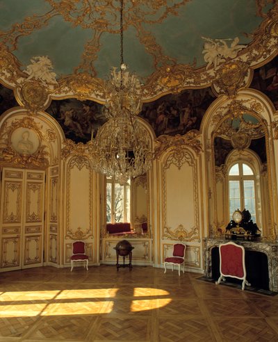 Arquitectura interior: apartamento de la princesa de Soubise realizado por el arquitecto Germain Boffrand en París de Germain Boffrand