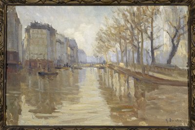 Quai Montebello (inundaciones de 1910) de Germain Eugene Bonneton