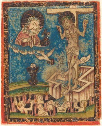 Alegoría de la eucaristía de German 15th Century
