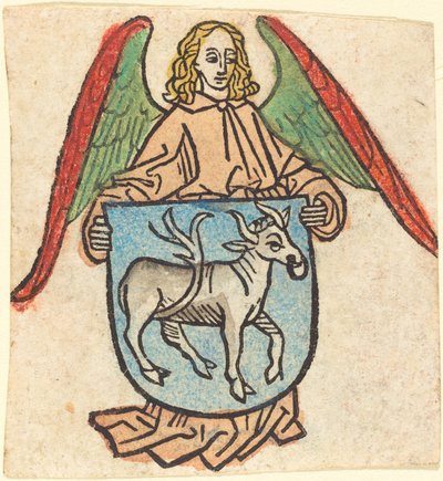 Exlibris de Hilprand Brandenburg de Bibrach de German 15th Century