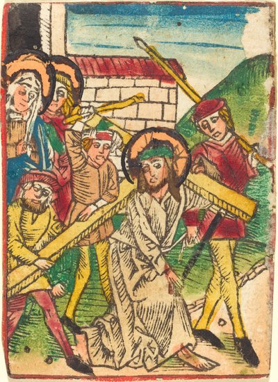 Cristo Llevando la Cruz de German 15th Century