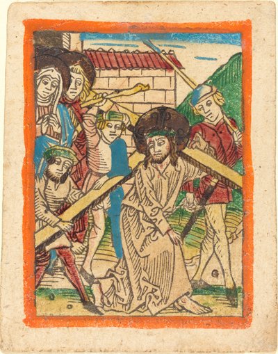 Cristo Llevando la Cruz de German 15th Century