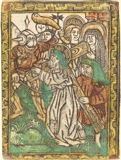 Cristo Llevando la Cruz de German 15th Century