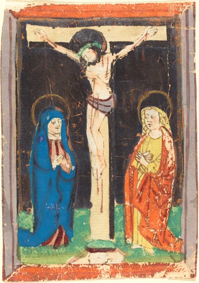 Cristo en la Cruz de German 15th Century
