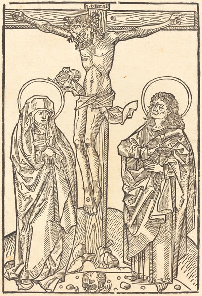 Cristo en la Cruz de German 15th Century