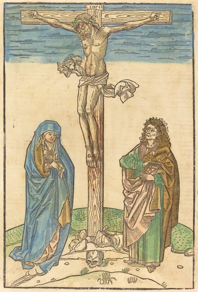 Crucifixión de German 15th Century