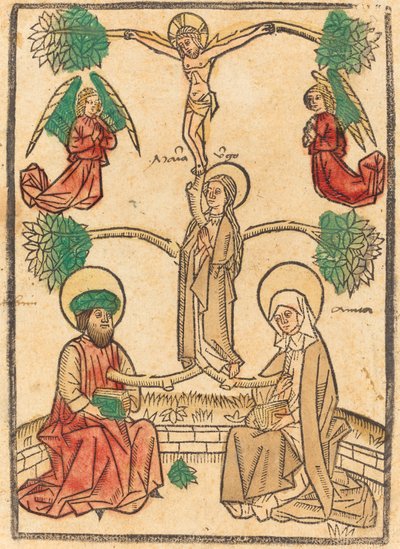 Árbol genealógico de Cristo de German 15th Century