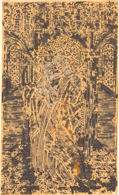 Madonna y Niño de German 15th Century