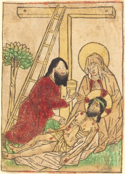 Piedad con San Juan de German 15th Century