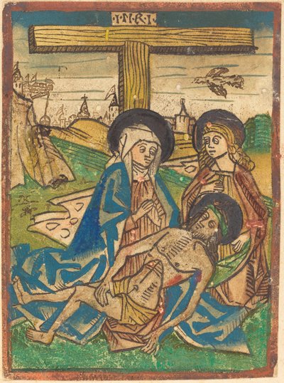 Piedad con San Juan de German 15th Century