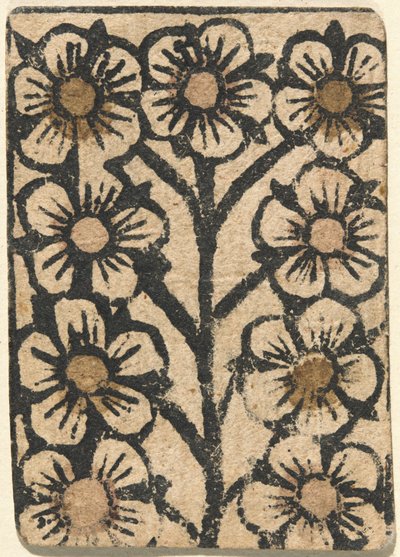 Carta de juego de German 15th Century