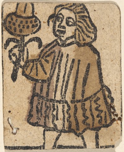 Carta de juego de German 15th Century