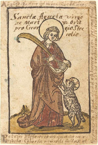 Santa Inés de German 15th Century